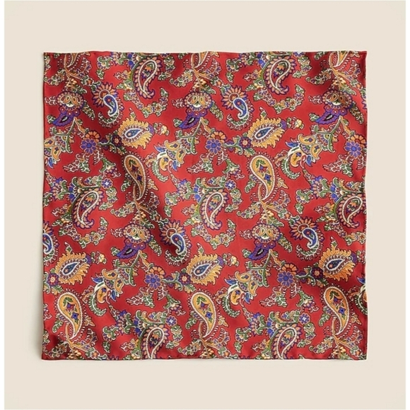 J. Crew Other - J. Crew English Silk Twill Pocket Square